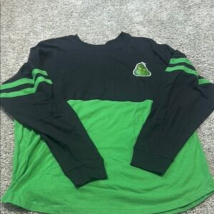 Black and Green Women's Top